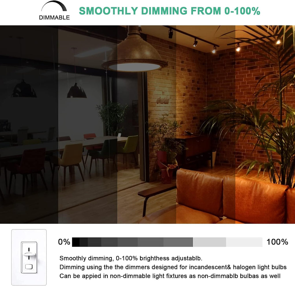 MR11 Light Bulbs, 12V 10W Halogen Light Bulbs 2 Pin, FTD Spotlight Bulb, GU4 Bi-Pin Base, Dimmable, 2700K Warm White