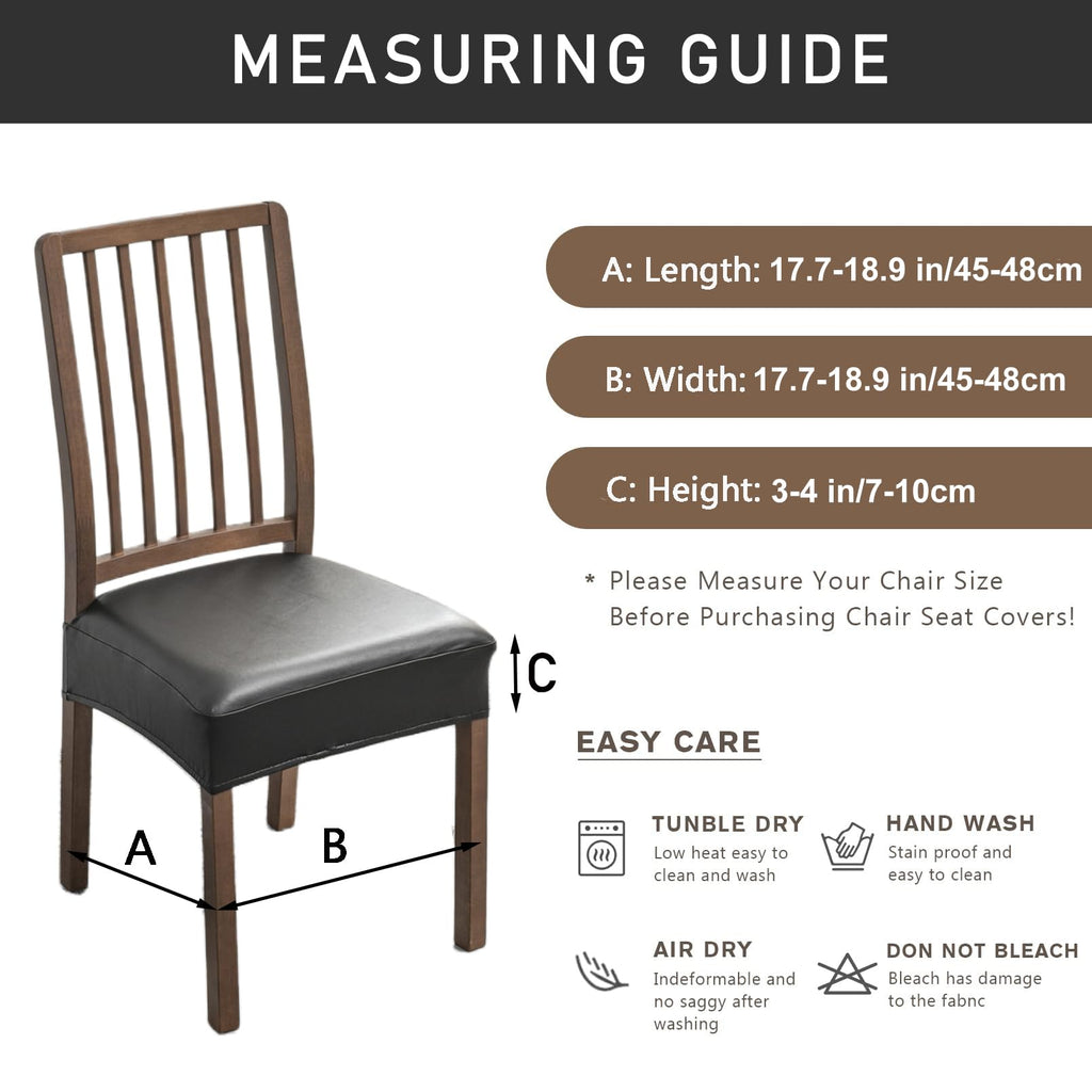 Waterproof Seat Covers Chairs, 2 Pack Rear Covers