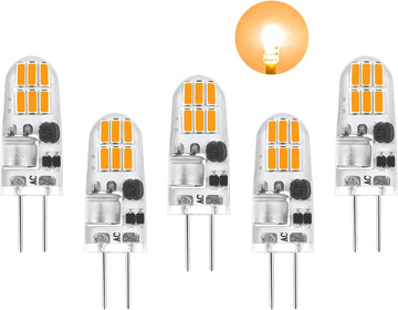 G4 led Bulb, 12V AC/DC G4 Bi-Pin Light Bulbs, Alternative to JC Halogen Bulbs,Suitable for Lawn Lights, Puck Lights