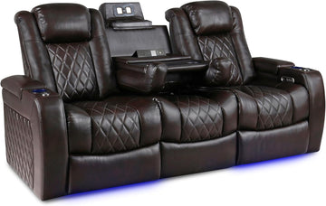 Home Theater Seating Tuscany 2025 3-Seat Power Recliner with Center Console