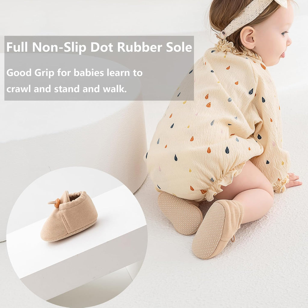 Baby Booties Boys Girls Cotton Non-Slip Shoes
