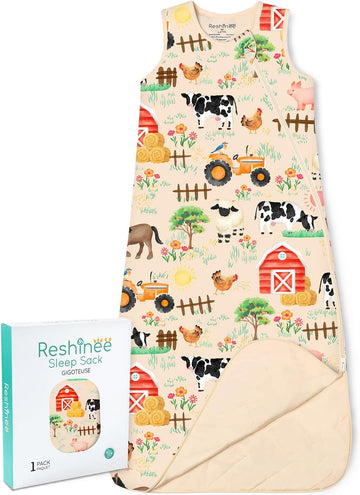 Bamboo Viscose Sleep Sack for Baby, 1.0 & 0.5 Tog Wearable Blanket