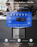 Commercial Ice Maker Machine, 440 lbs/24h with 85 lbs Storage Capacity, Built-in/Freestanding/Under Counter