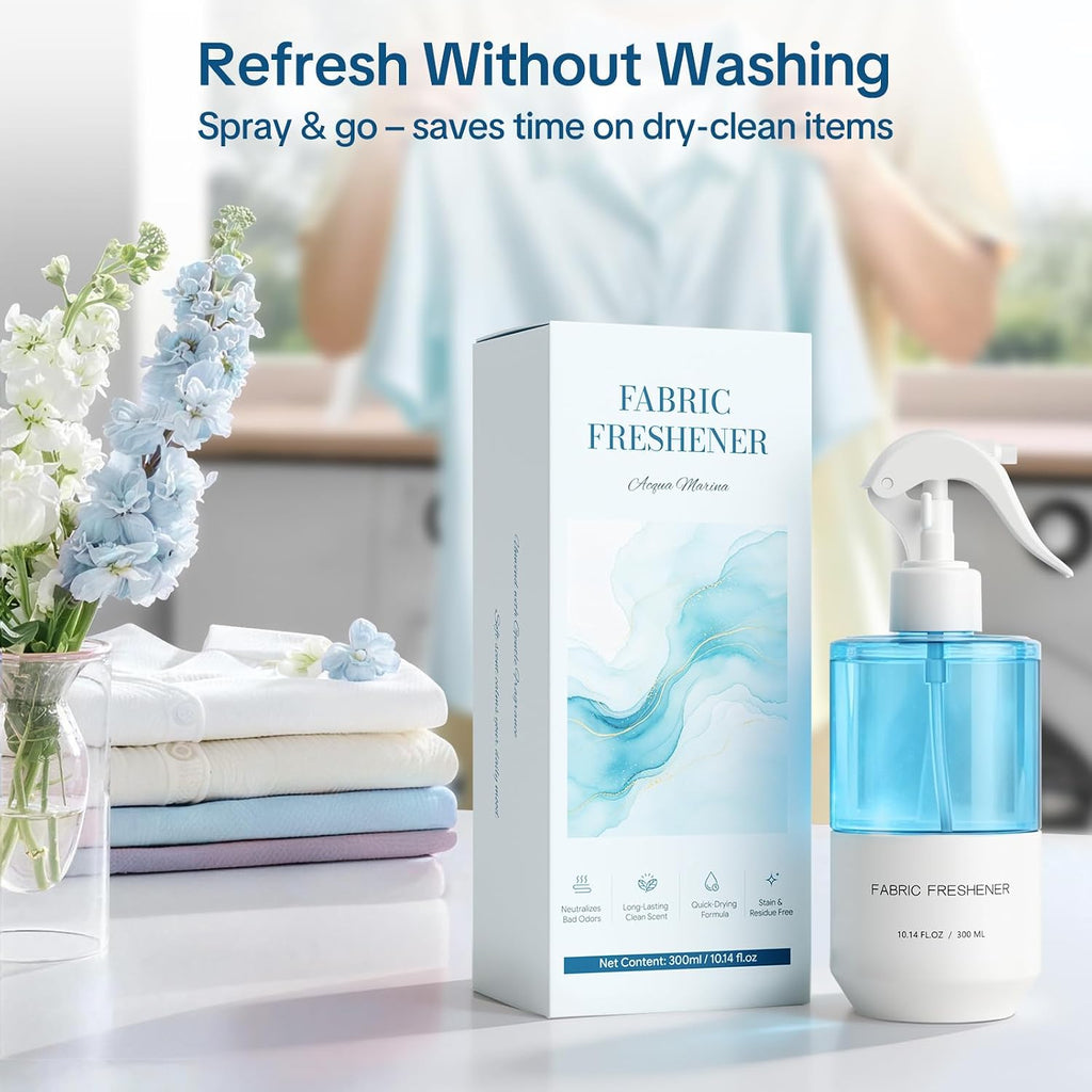 Fabric Refresher Spray Odor Eliminator, Long‐Lasting Scent 10.14 OZ