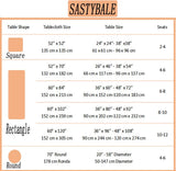 Rectangle Tablecloth - 60 x 120 Inch Beige Cream Damask Table Cloth Jacquard Design Spill Proof Wrin