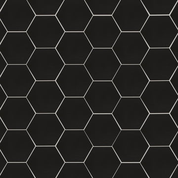 Hexley Graphite 9 x 10in. Matte Porcelain Hexagon Floor Wall Tile