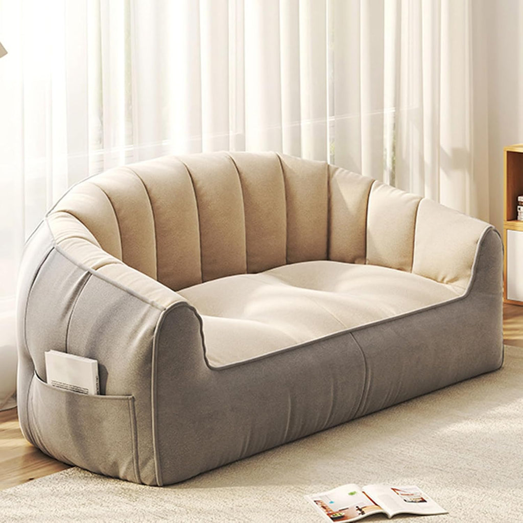 Small Loveseat Couch 47 * 24 * 20 for Living Reading Room Bedroom Apartment (Dark Grey)