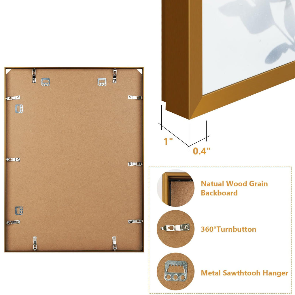 18x24 Aluminum Poster Frame Acrylic Front Bronze