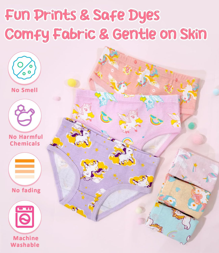 100% Cotton Soft Underwear Tagless Panties for Pack