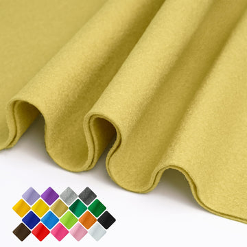 36" Wide Soft Felt Fabric by the Yard, 1.6mm Thick Durable & Flexible Craft Felt for Sewing, DIY Arts, Crafts and