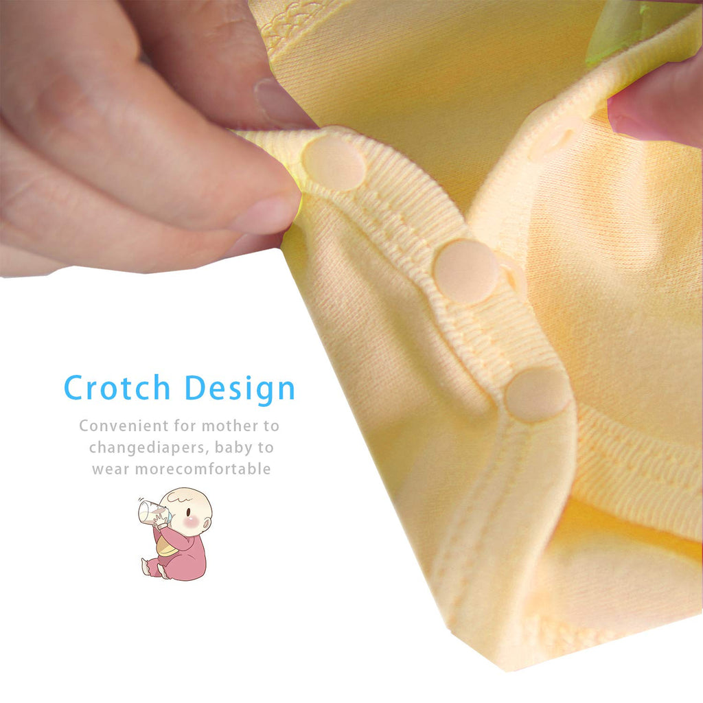2-Pack Baby Twins Bodysuits Double The Blessings Rainbow Infant Clothes Unisex Twin Romper With Hat(yellow )