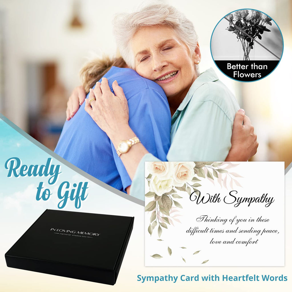 Memorial Gifts LED Shadow Box Sympathy Gift Condolences Grief Dandelion