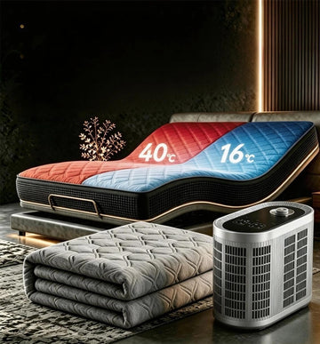 Smart Dual Zone Water Cooling & Heating Mattress Pad