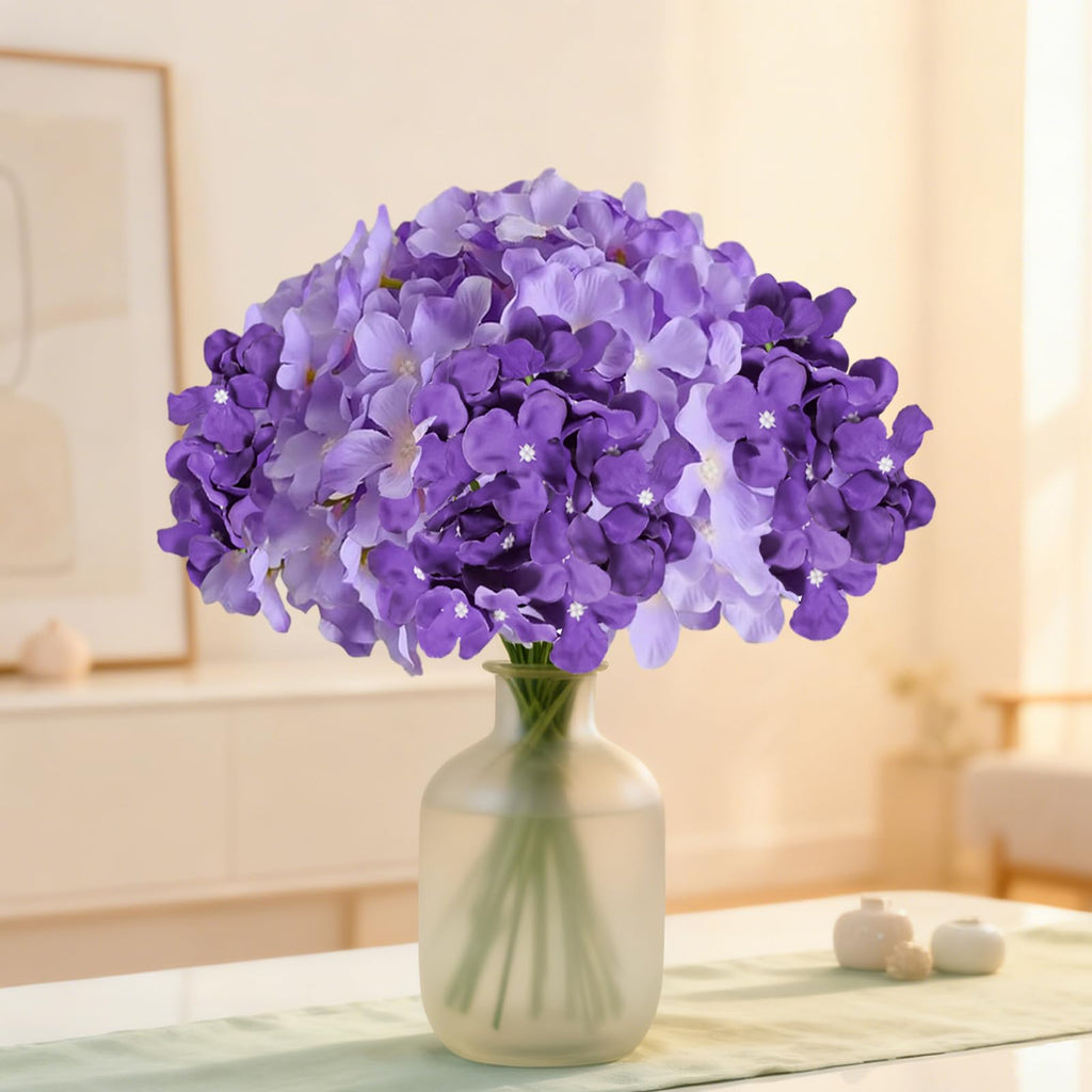 65Pcs Mixed Purple Artificial Bulk Decor