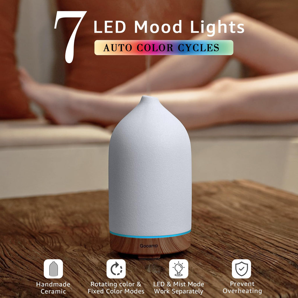 Ceramic Essential Oil Diffuser, Stone Diffuser