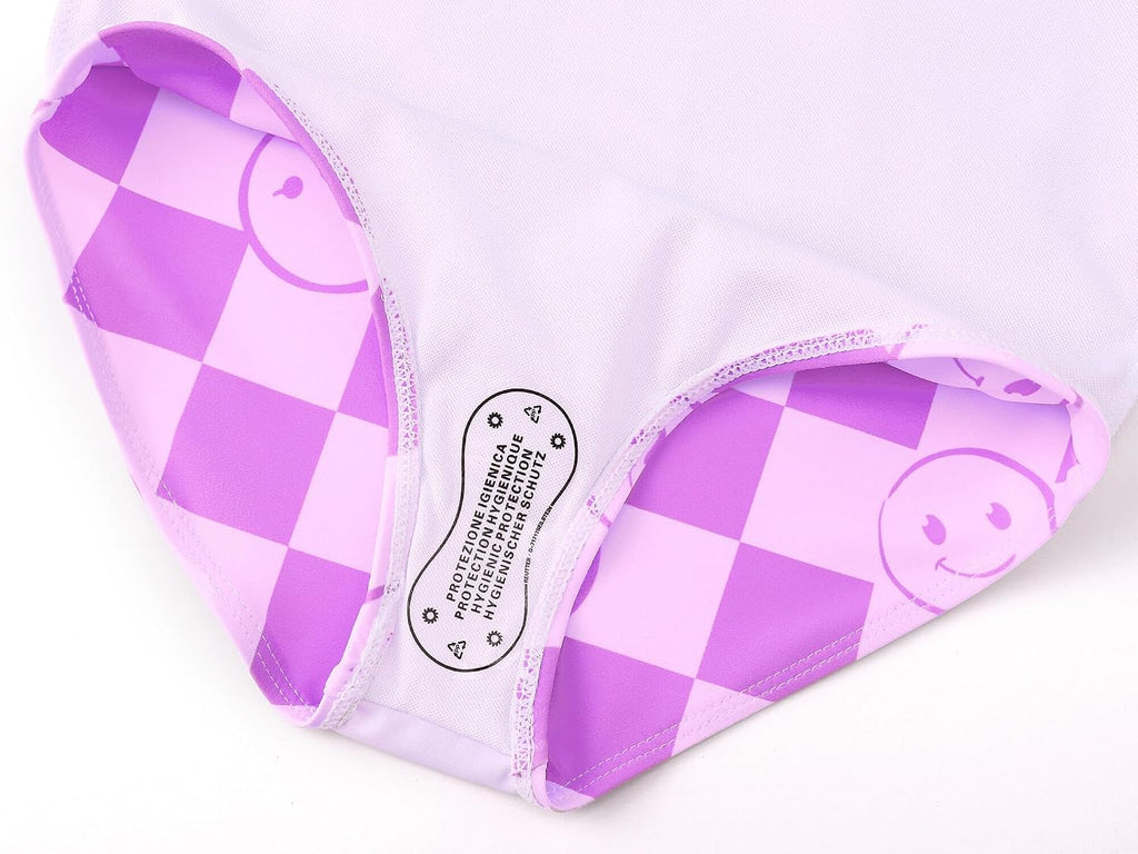 Toddler Girls One Piece Swimsuit Adjustable Straps