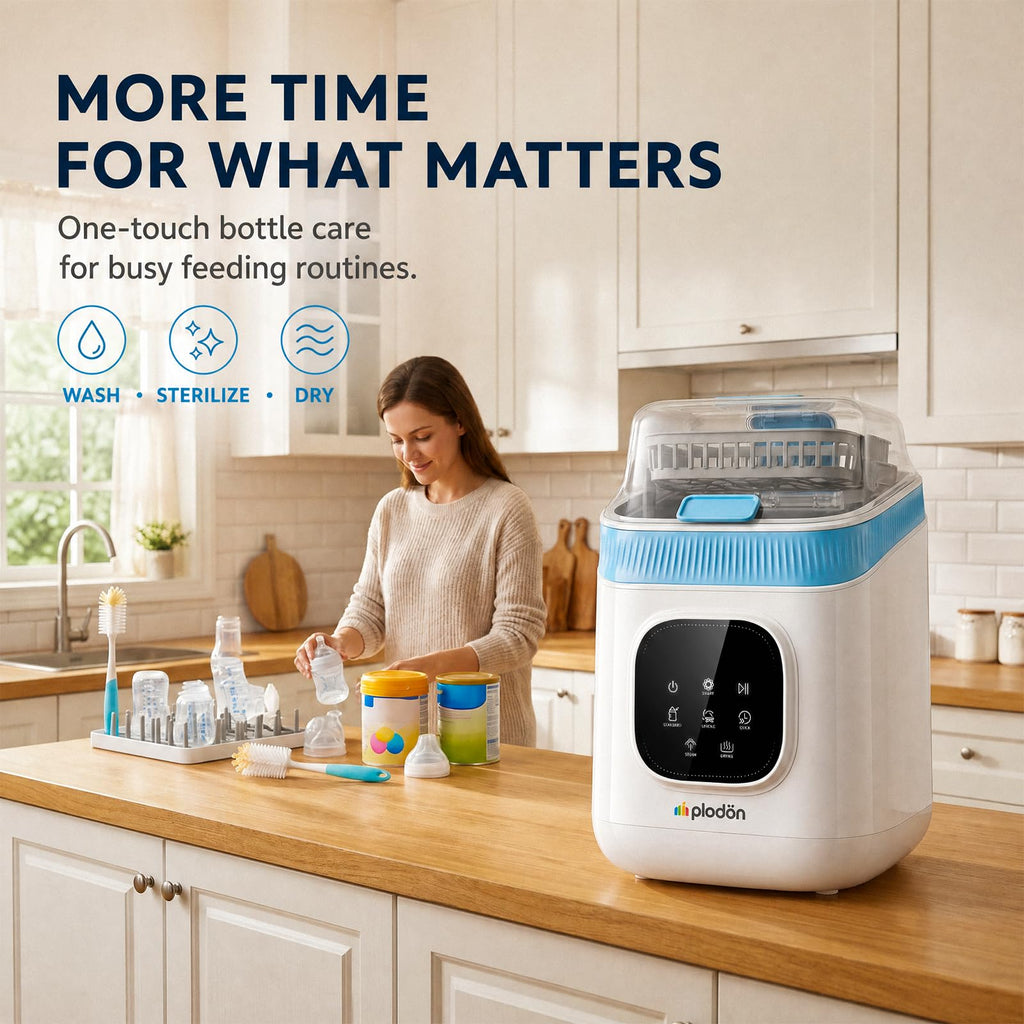 Smart Baby Bottle Washer, Sterilizer, Dryer, All-in-one Clean System