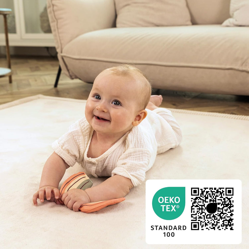 CloudSoft Baby Play Mat for Floor, Gray, 80" x 110"