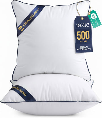 18x18 Throw Pillow Inserts, Decorative Pillows - Set of 2