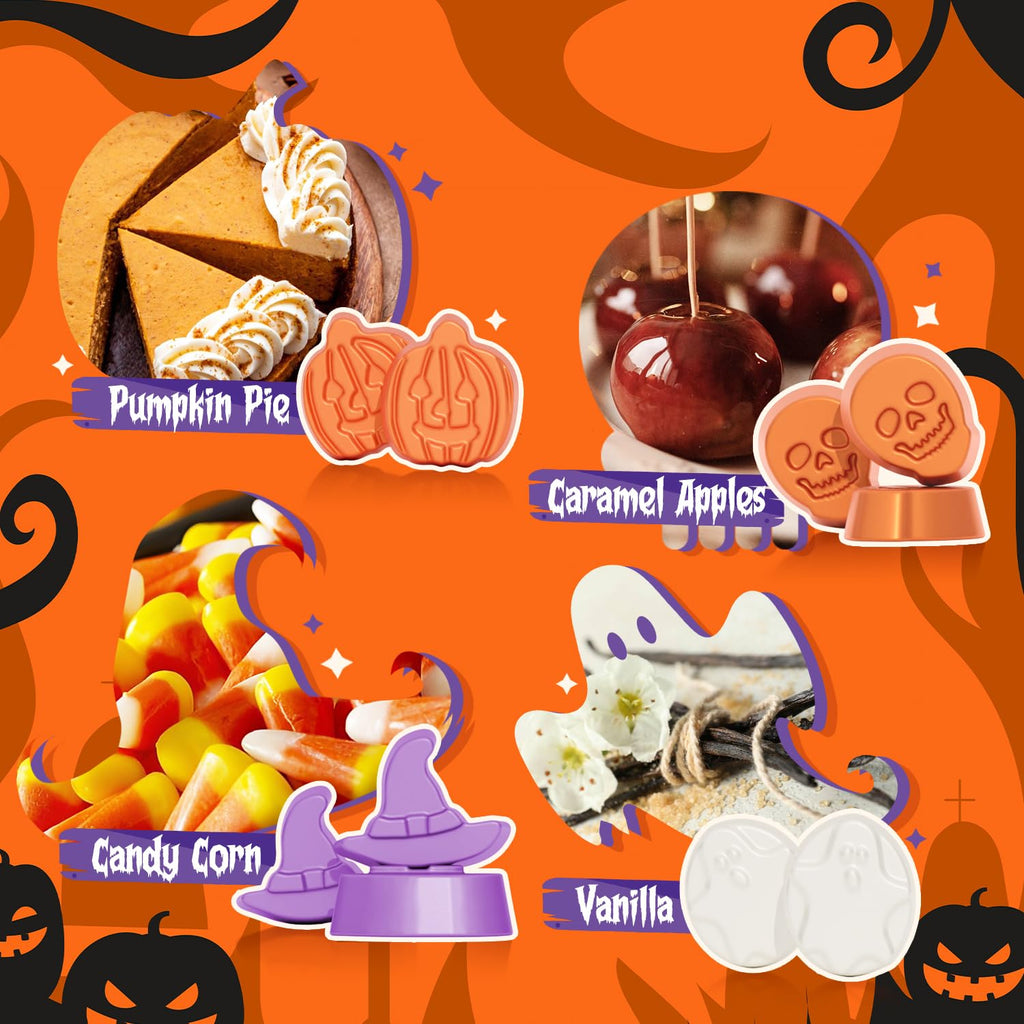 Halloween Scented Wax Melts, Fall Soy Wax Cubes for Wax Melt Warmer