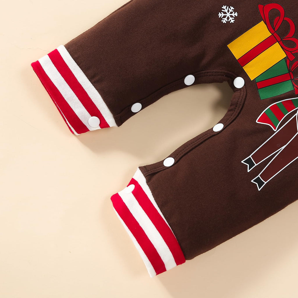 Baby Boy Christmas Clothes, Infant baby Boy Xmas outfits, 3pcs My First Christmas Outfits Set