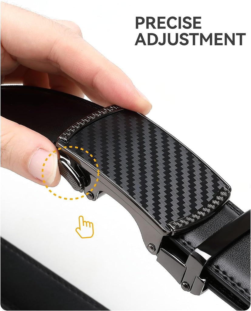 Ratchet Boys Belt 1.25" Adjustable Youth Dress Belt for Boys