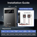 18kW Tankless Water Heater Electric 240V SIVUATEK, Self-Modulating Power for Optimal Efficiency