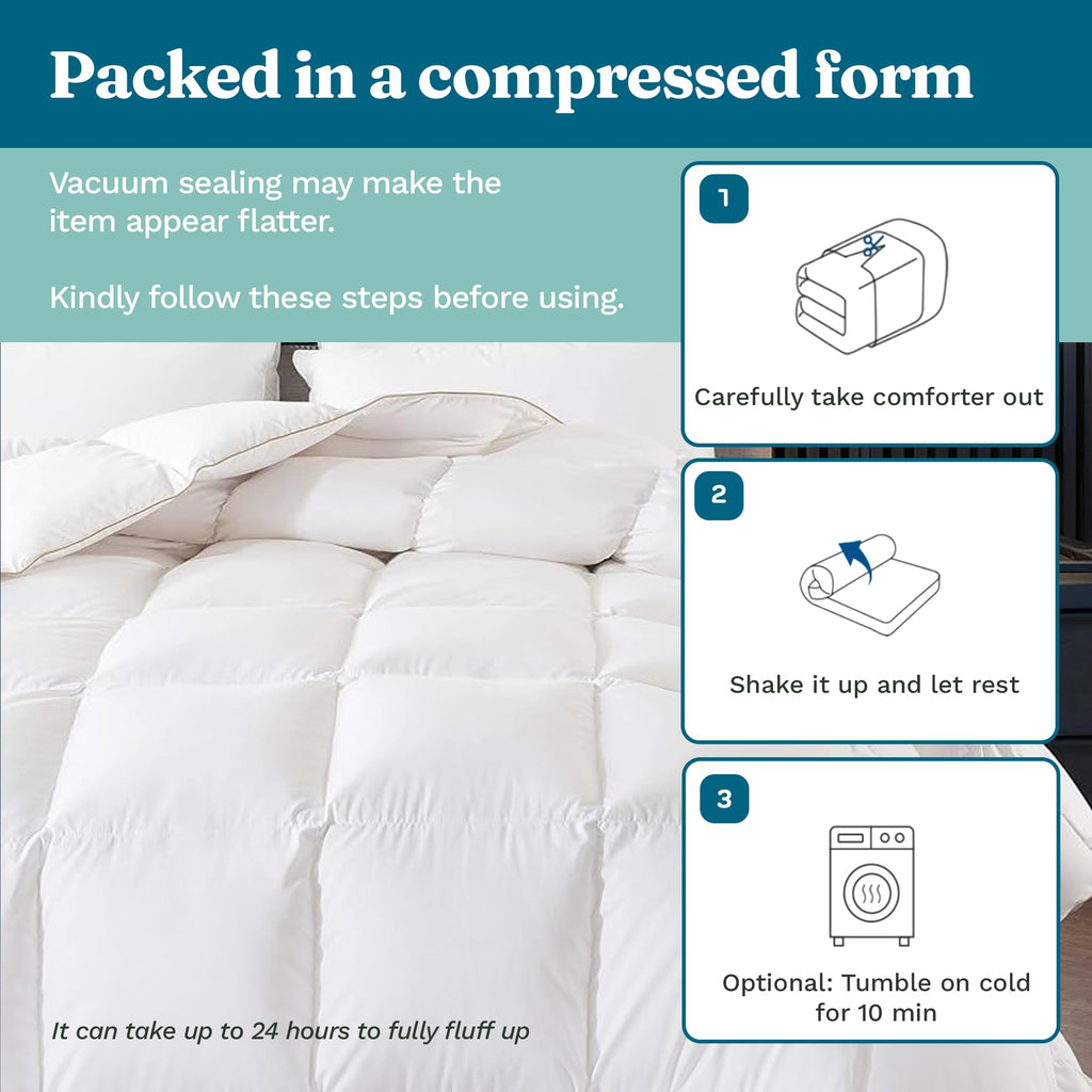 Bamboo Comforter - Duvet Insert, 62"x90"