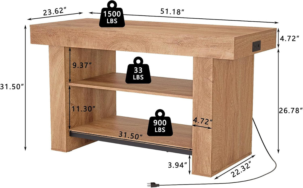 75-120 Gallon Fish Tank Stand, 1500LBS Heavy Duty Aquarium Stand