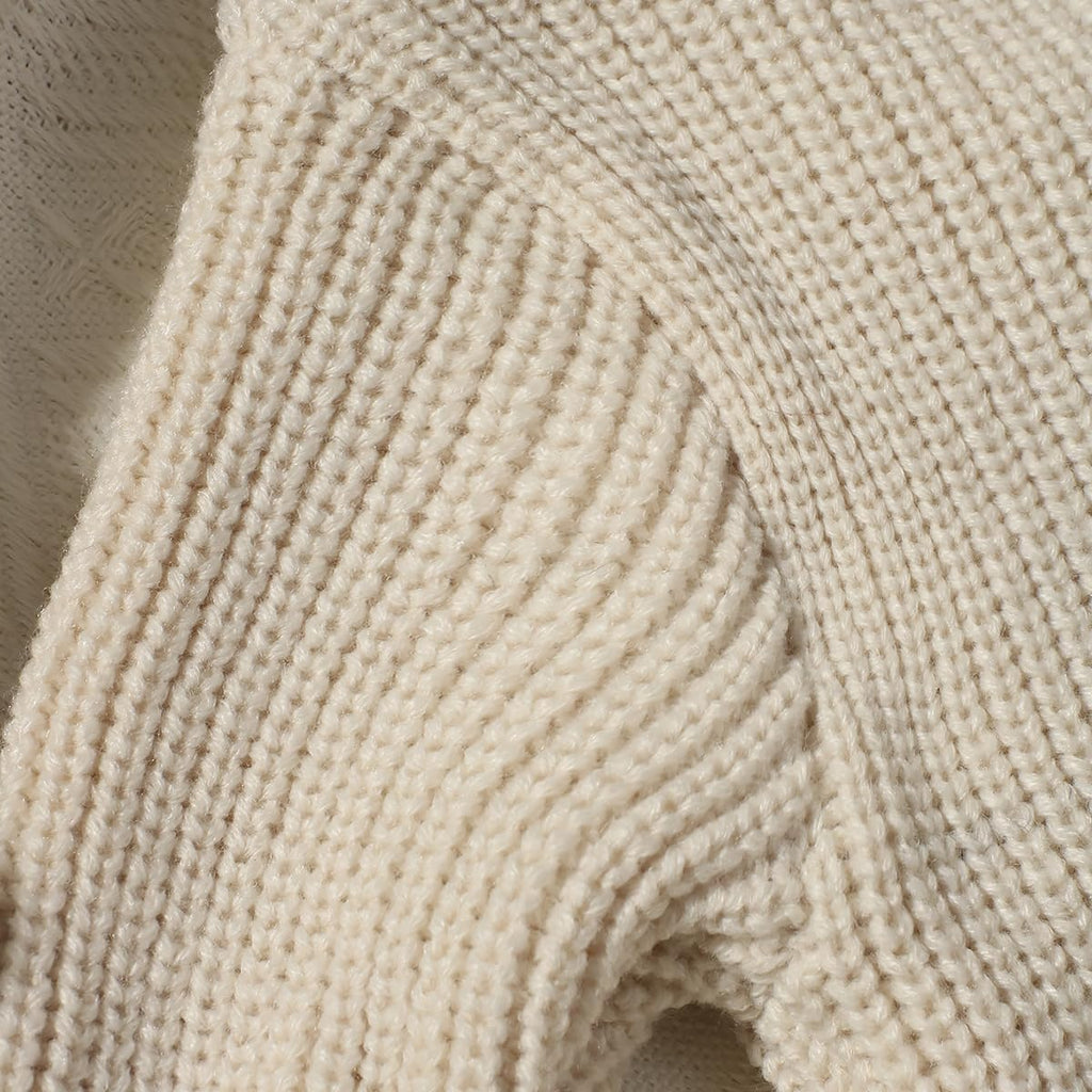Infant Baby Sweater Romper Baby Girl Boy Knitted Pullover Fall Winter Clothes Baby Boy Girl Outfit Embroidery Clothes