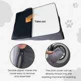 Pet Stairs for Small Dogs and Cats, Comfortable Curved Design with Waterproof Cover