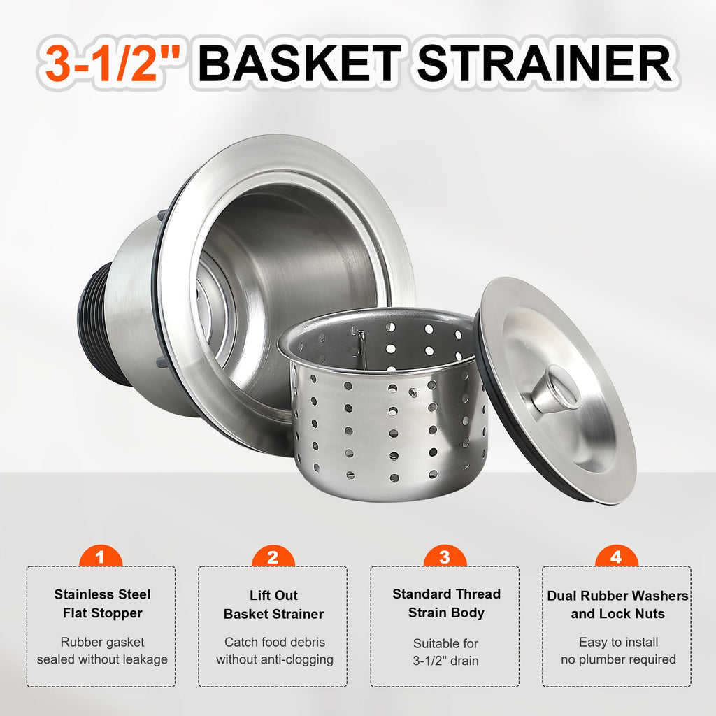 20 Inch Undermount D Shape Single Bowl Kitchen Sink