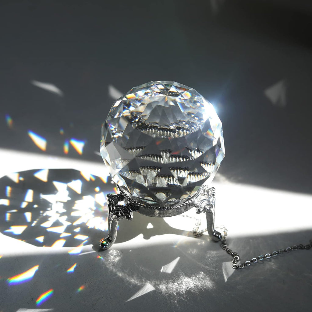 40mm Hanging Crystals for Windows Crystals Suncatcher Rainbow Maker Crystal Glass Ball Pendant for Hanging Clear Pack