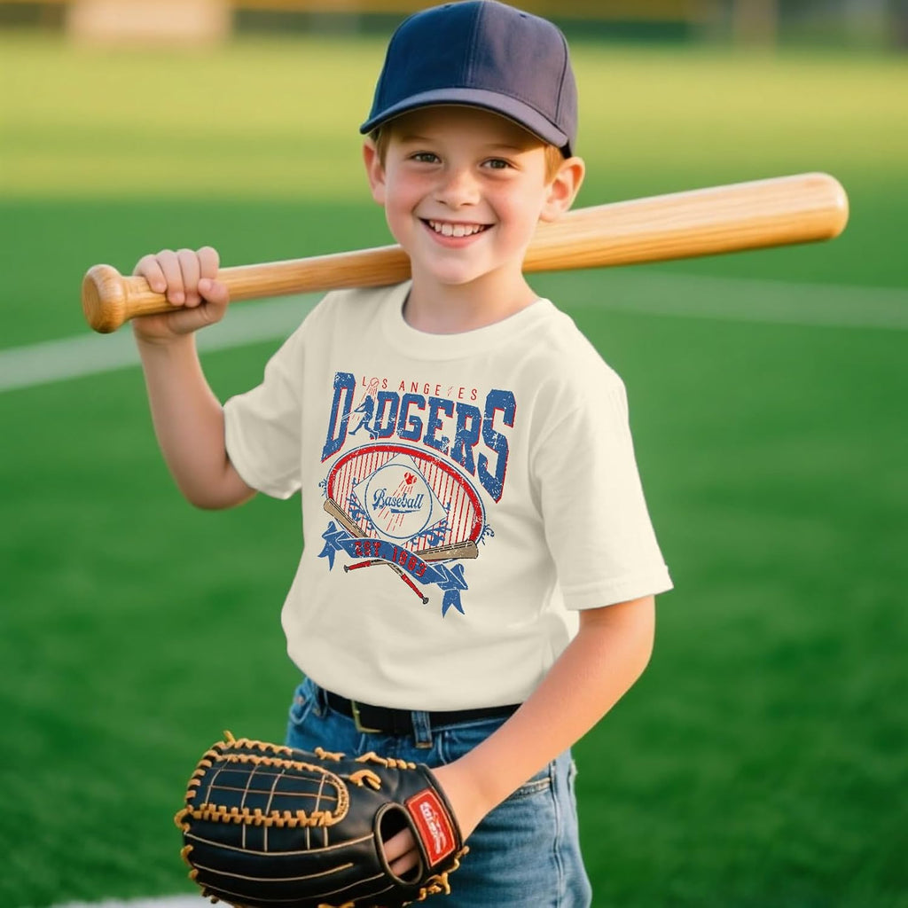 Baseball Game Day Short Sleeve Tee Toddler Boys Girls Team Fan Kids Top