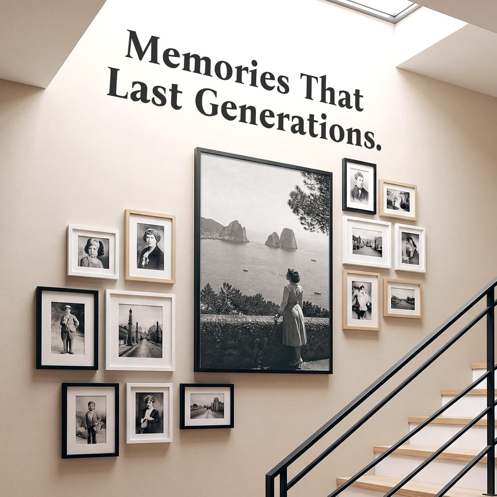 24x36 Poster Frame Black Display 24 x 36 Inch Photo Picture Frame for Wall, Metal 24 by 36 Frame for Wedding