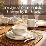 Plates And Bowls Sets, 16 Pieces Dinnerware Sets, Dish Set For 4, Ceramic Kitchen Bowl And Plate Set