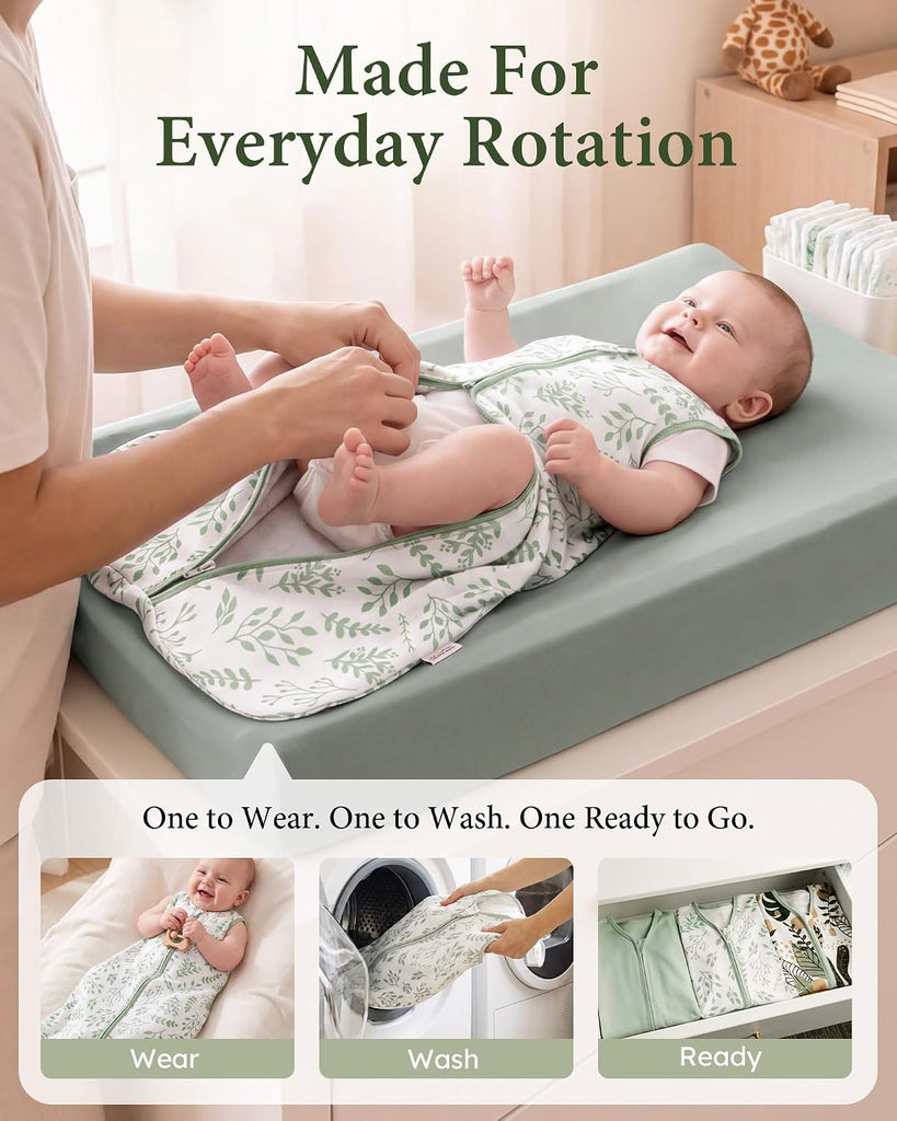 Baby Sleep Sack 0.5TOG 100% Organic Cotton Way Zipper
