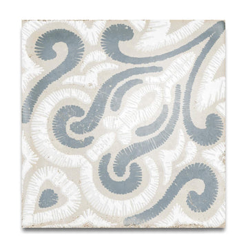 8x8 Encaustic Look Matte Porcelain Tile for Wall & Floor, Decorative Bathroom, Kitchen Backsplash, Shower, Fireplace