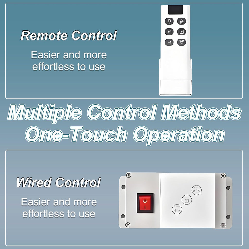 396 lb Motorized Chandelier Lift System with Remote Control – Mid-Capacity