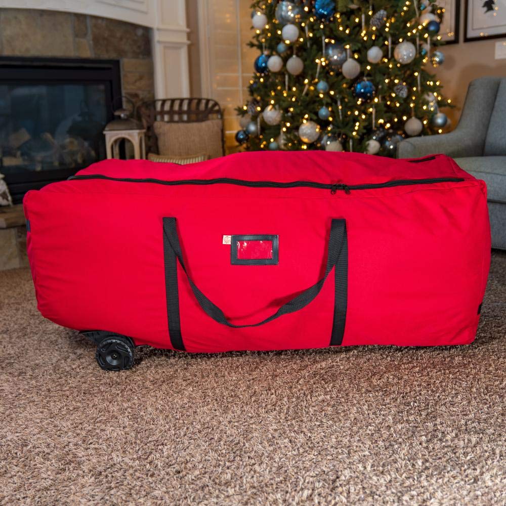 EZ Roller 9 Foot Christmas Tree Storage Bag with Wheels, Rolling Duffle Bag