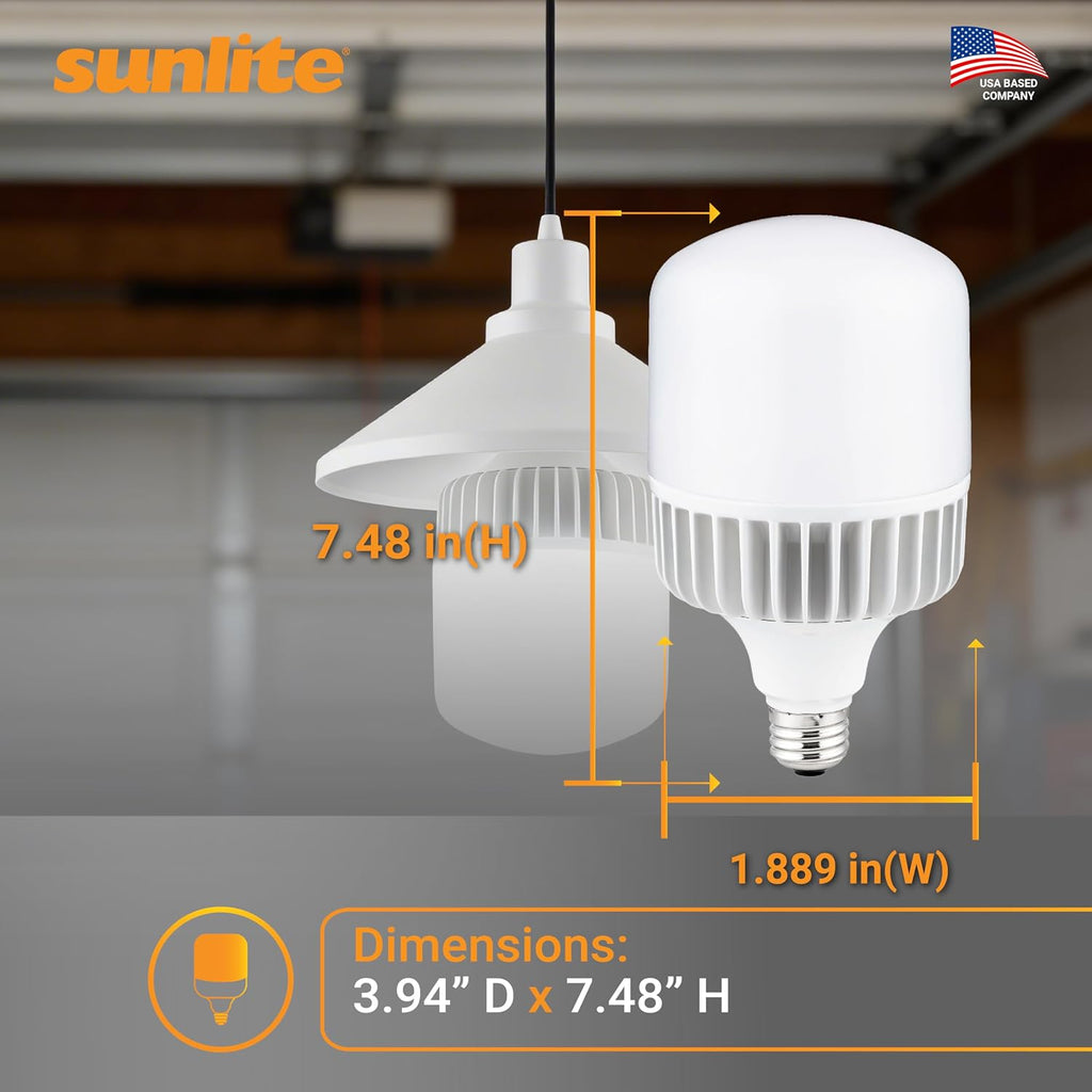 LED T36 Super Bright High Bay Replacement Bulb, 27 Watts (300W=) 3500 Lm, Medium e26 Base, 120-277 Volt