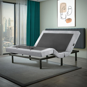 California King Adjustable Bed Base | Dual Massage | USB Ports | Zero Gravity | Anti-Snore | Memory Positions | Under