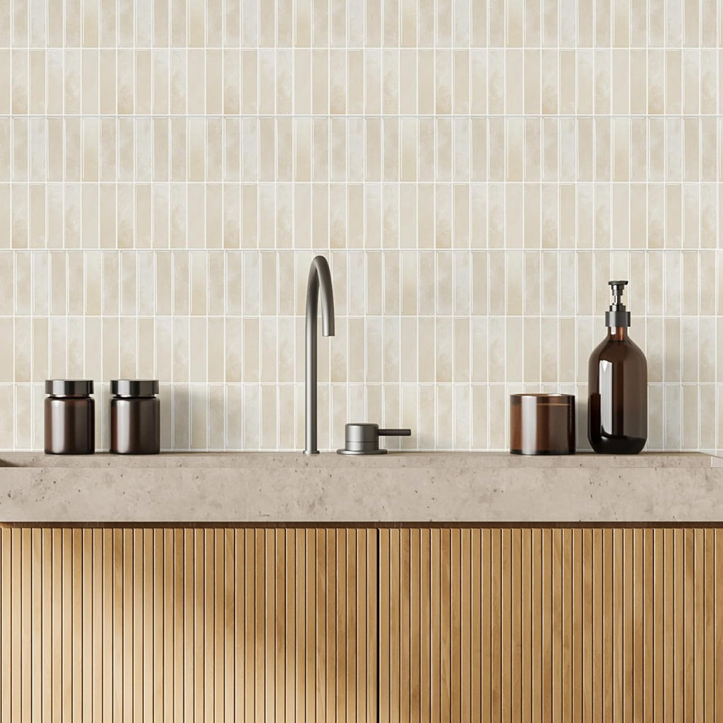 10 Pack Peel and Stick Backsplash Tiles, Waterproof 3D Stickers