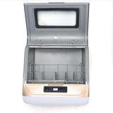 Countertop Dishwasher Kitchen Mini Portable Dish Bowl Washer Automatic Dishwasher Deep Cleaning for Home, Apartment