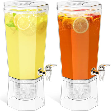 Gallon Drink Dispenser for Party with Leak-Proof Spigot - Set of 2