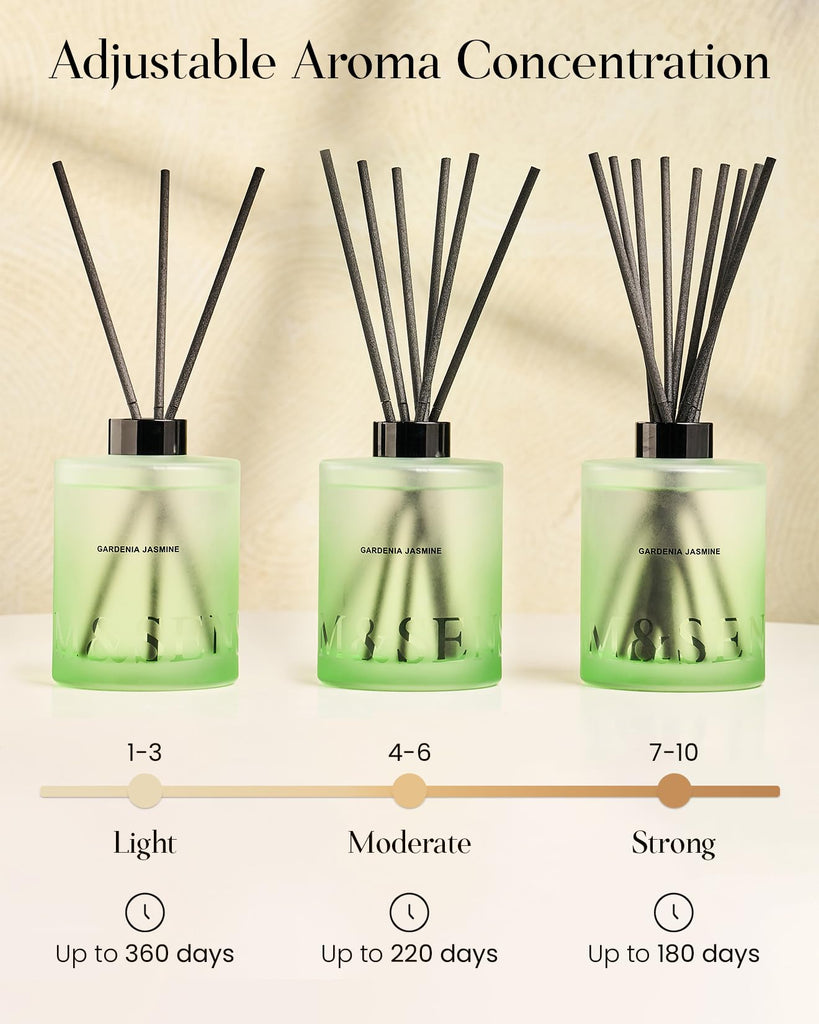 Reed Diffuser Set, Cedarwood, 17 oz Natural Essential Oil