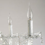 6 Light Chandelier Modern K9 Crystal Chandelier Lighting, Clear Crystal Ceiling Light Fixture Pendant Lamp for Dining Room Bathroom Bedroom Livingroom A100-B00YSMM78E