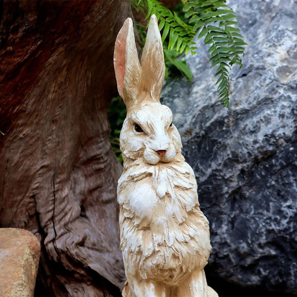 30''H Large Size Noble Sitting Rabbit Statue | Casa Home Living