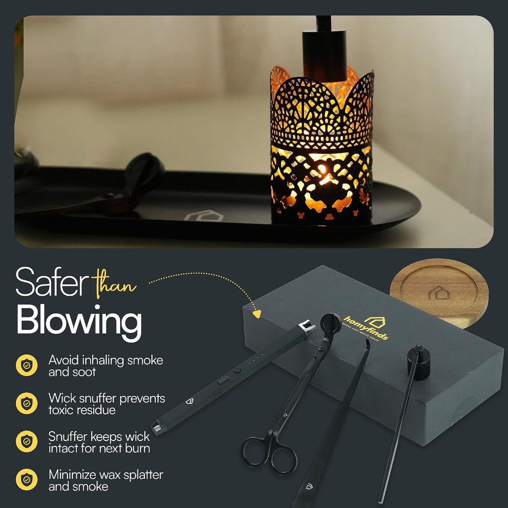 Candle Care Set 5-in-1, Luxury Gift Box for Candle Lovers