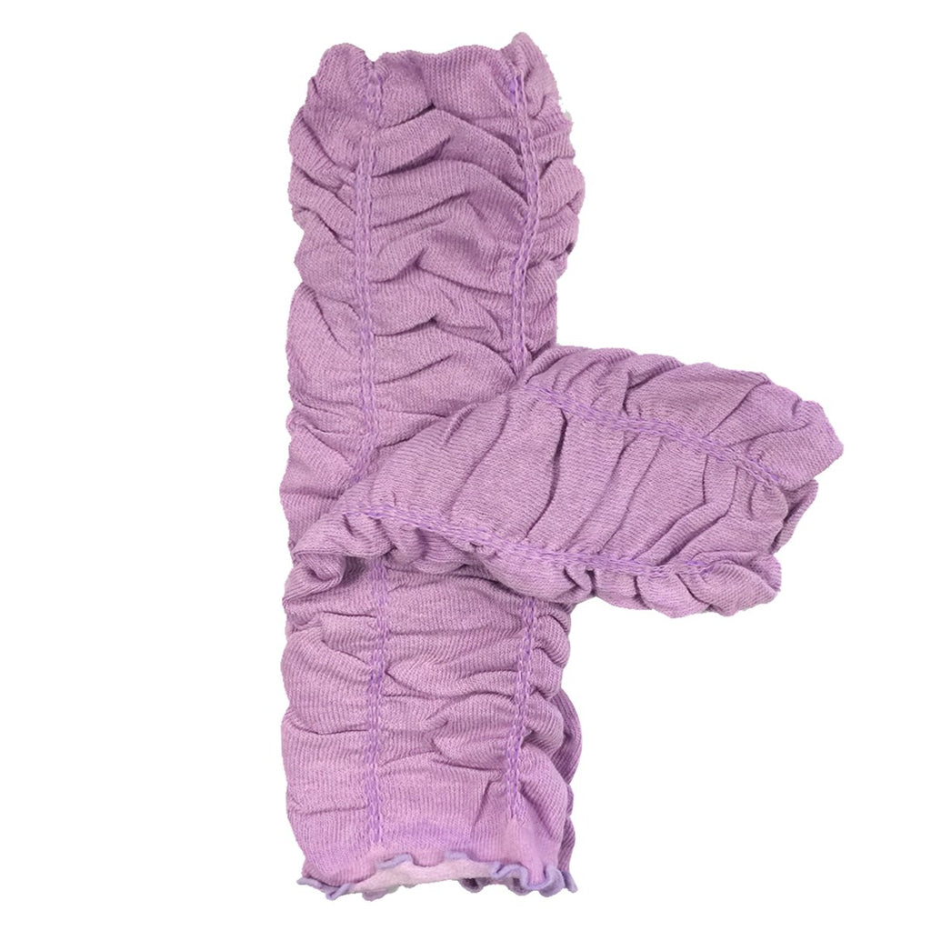 Little Girls 3 Pair Gathered Ruffles Leg Warmers, Lilac, Ballet Pink, Sky Blue